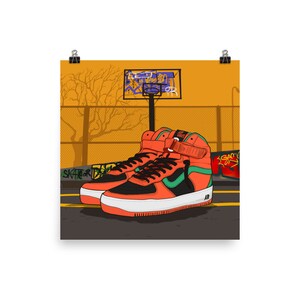 Sneaker Art Poster - Carnival Variant