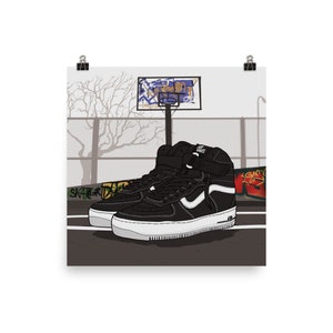 Sneaker Art Poster - Old Skool Variant