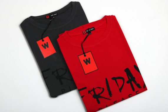 grey and red designer shirt