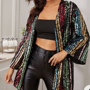 Glitter hotsell kimono jacket