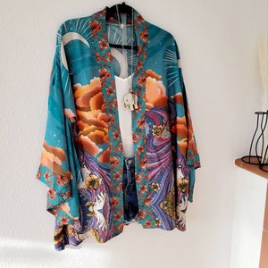 Short kimono, Kimono women, kimono robe, cotton kimono,boho kimono, floral kimono