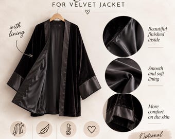 Lining Add-On for Velvet Jacket | Jacket Lining Upgrade