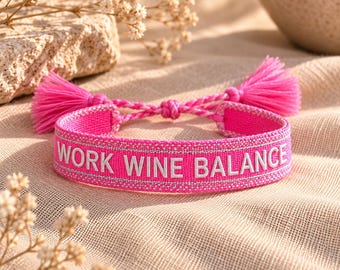 Boho statement bracelet with embroidery | Karma Baby bracelet | Friendship bracelet | Festival jewelry | Ibiza style bracelet