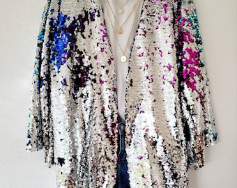 Holographic blazer online