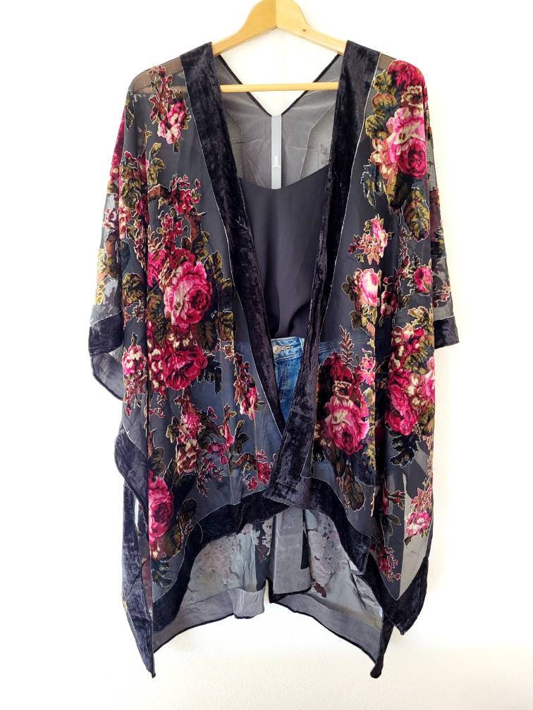 sheer velvet top