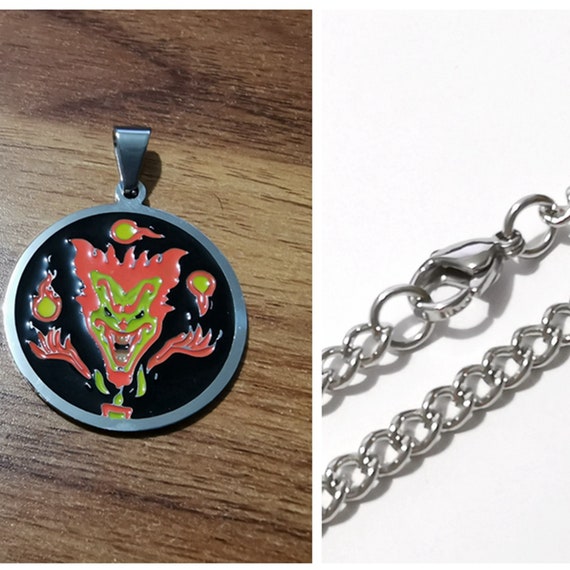 Insane Clown Posse ICP Polished Stainless HATCHETMAN PENDANT on 18 Chain