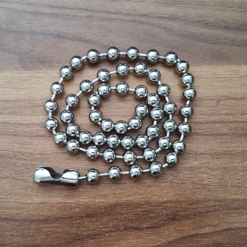 Ball Chain Choker Necklace Solid Stainless Steel Tarnishproof Etsy