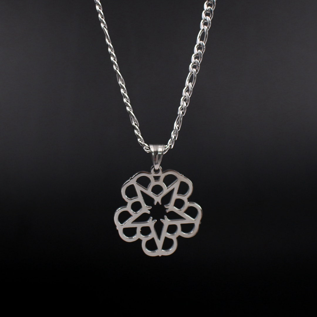 BVB Necklace Stainless Steel Black Veil Brides Pendant Symbol - Etsy