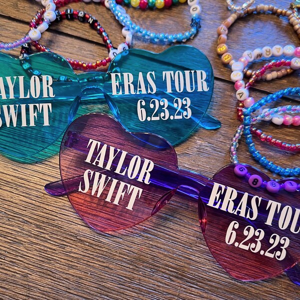 Taylor Red Glasses Etsy