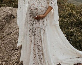 Lace Maternity Dress - Etsy
