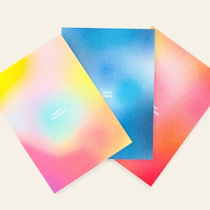Christmas-Lights | 3 Risograph Postcards by Herr und Frau Rio