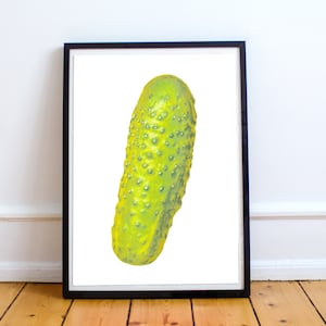 Artprint pickle | Poster print art print wall picture wedding gift art print art print