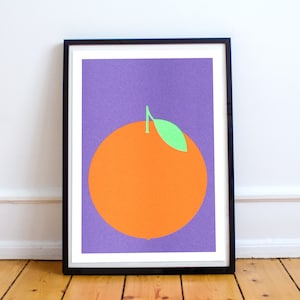 Artprint Poster Orange | Print Art Print Wall Picture Wedding Gift Art Print