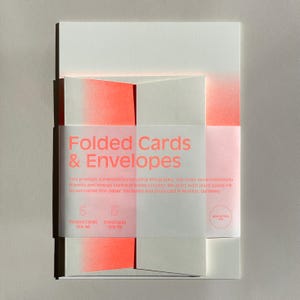 Conjunto de papelaria Glow | Conjunto de papelaria Brilho de 5 Cartões e Envelopes