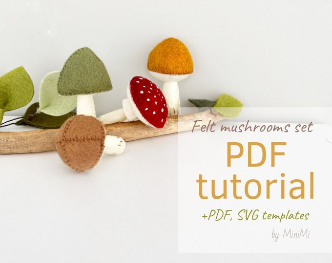 Toadstool - Pdf Sewing Pattern - Etsy Singapore