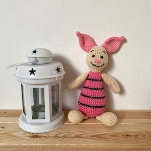 PATRÓN DE CROCHET: Cerdito,Patrón de cerdito pdf,Patrón de cerdito Amigurumi,Patrón de cerdito a crochet,Cerdo de dibujos animados,Escrito en inglés,Fácil de seguir,Digital