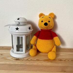 CROCHET PATTERN:Happy bear pattern,Pdf bear pattern,Amigurumi pattern,Cartoon bear,Written in English,Easy to follow,Crochet bear pdf