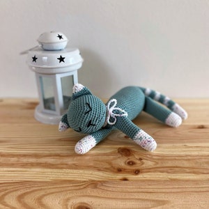 HÄKELMUSTER: Schlafende Katze pdf,Pdf Anleitung,Amigurumi Anleitung,Crochet Kitty pdf,Written in English,Easy to follow,Easy pdf,Cat pdf,Dogital