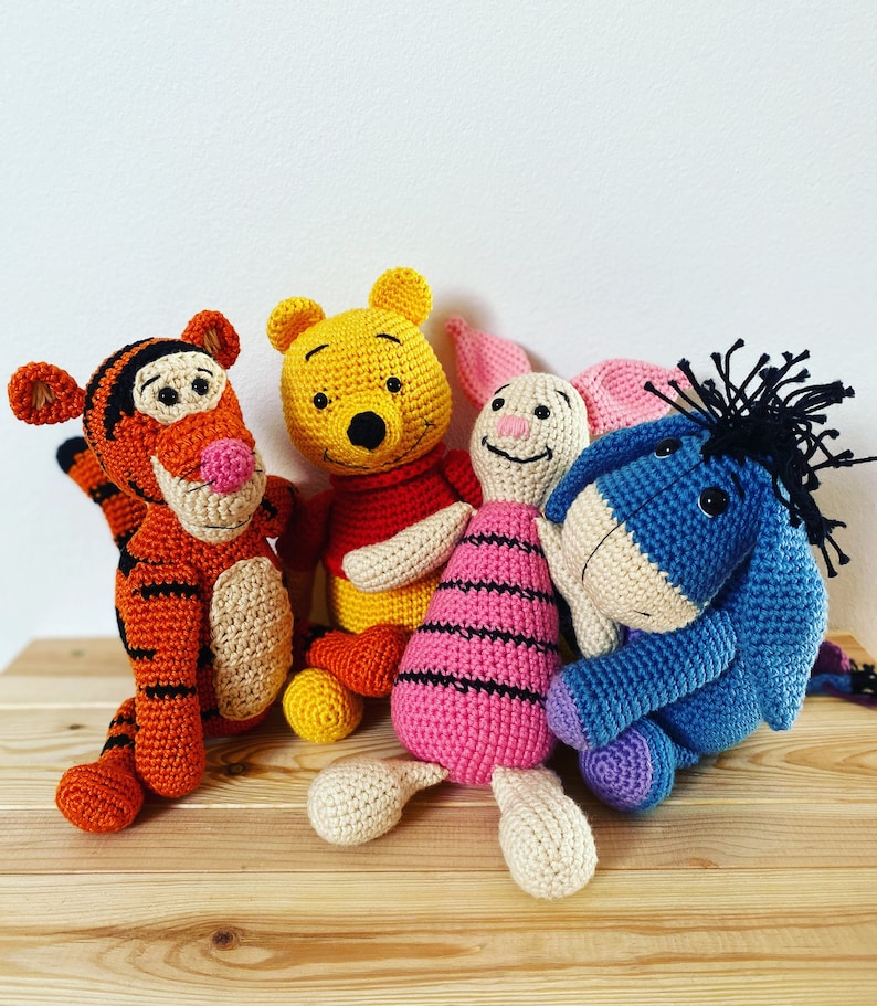 CROCHET PATTERN Happy Friends Crochet Pattern Medium Etsy