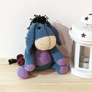 CROCHET PATTERN:Sad Donkey pdf,Donkey pattern,Crochet pattern,Donkey Crochet pattern,Written in English,Easy to follow, Crochet pdf,Digital