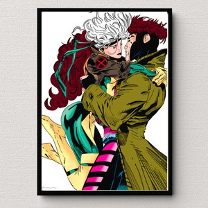 Rogue and Gambit - Art Digital