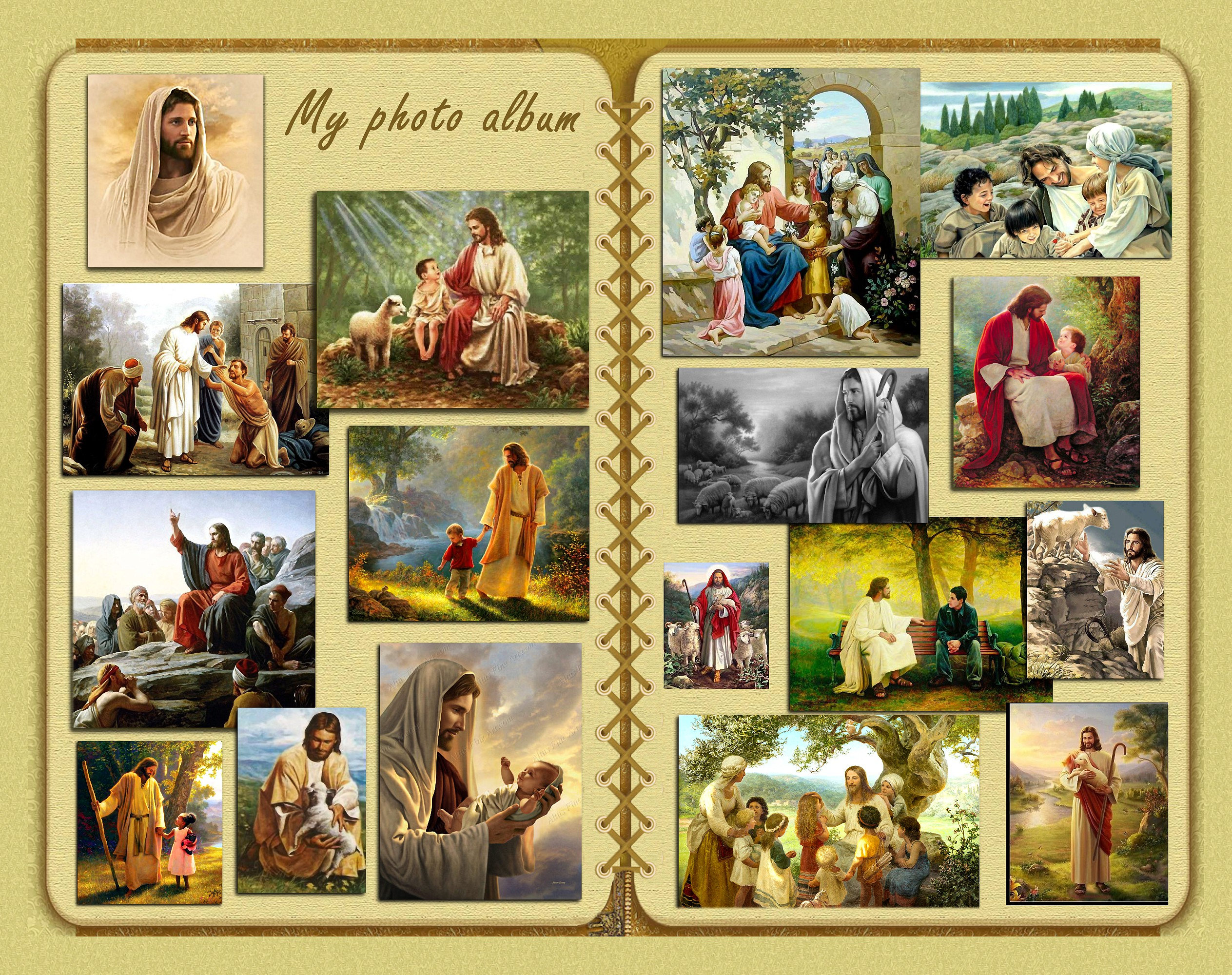 Jesus Christ Christmas Easter Vintage Jigsaw Puzzle 250, 500