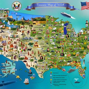Kaart van de VS legpuzzel educatief spel voor kinderen en volwassenen, bordspel Amerikaanse kaart wereldkaartpuzzel voor kinderen Independence Day