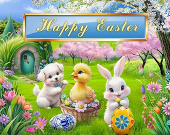 Easter Jigsaw Puzzle, children's puzzle, Easter puzzle for kids, Board Game, 250 Pieces, Puzzles For Kids, Fun Unique Puzzles,