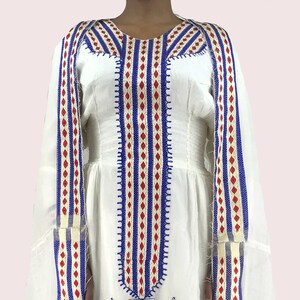 Traditional Ethiopian Habesha Dress, Handmade embroidered