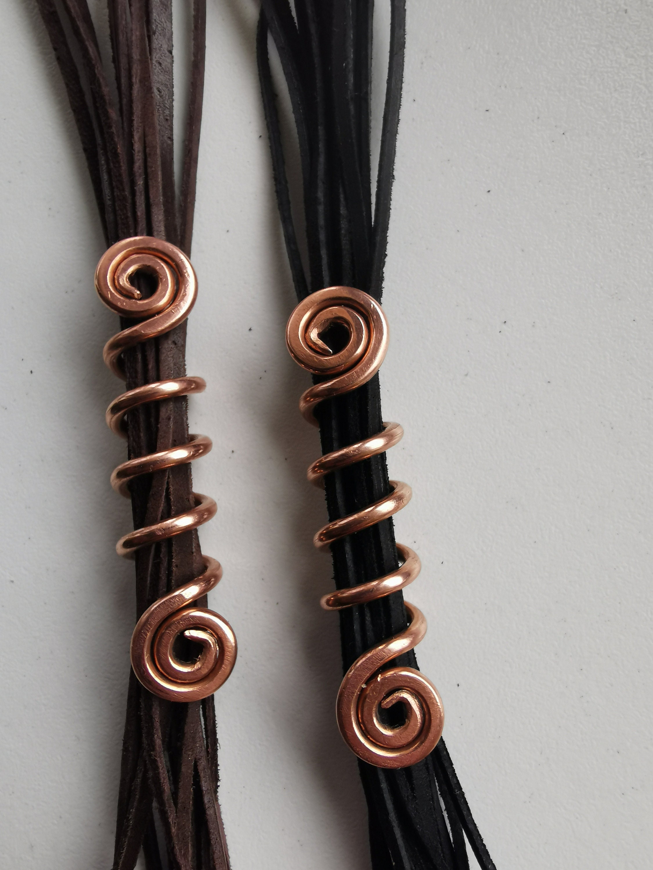 Copper Hair Spiral Wire Coils Hair Accessories Jewelrya Etsy Ireland