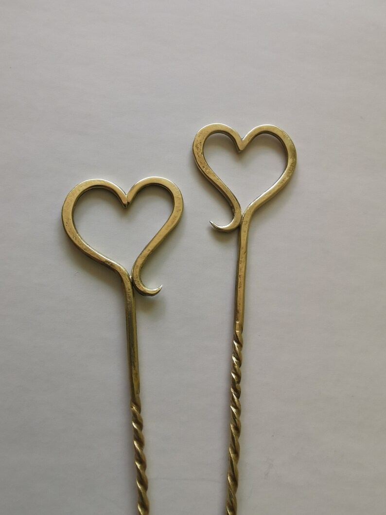 hearts Pin Handmade hair pin viking style.Gift for woman.Gift for girl copper Jewelry brass Hair Pin Hair accessories Solid Brass Pin