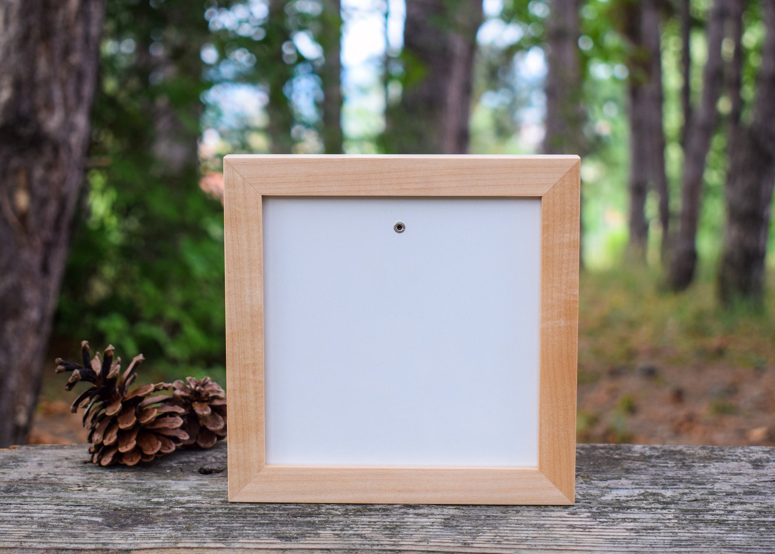 6x6 Maple Frame Simple Wood Frame Maple Photo Frame Solid Etsy UK