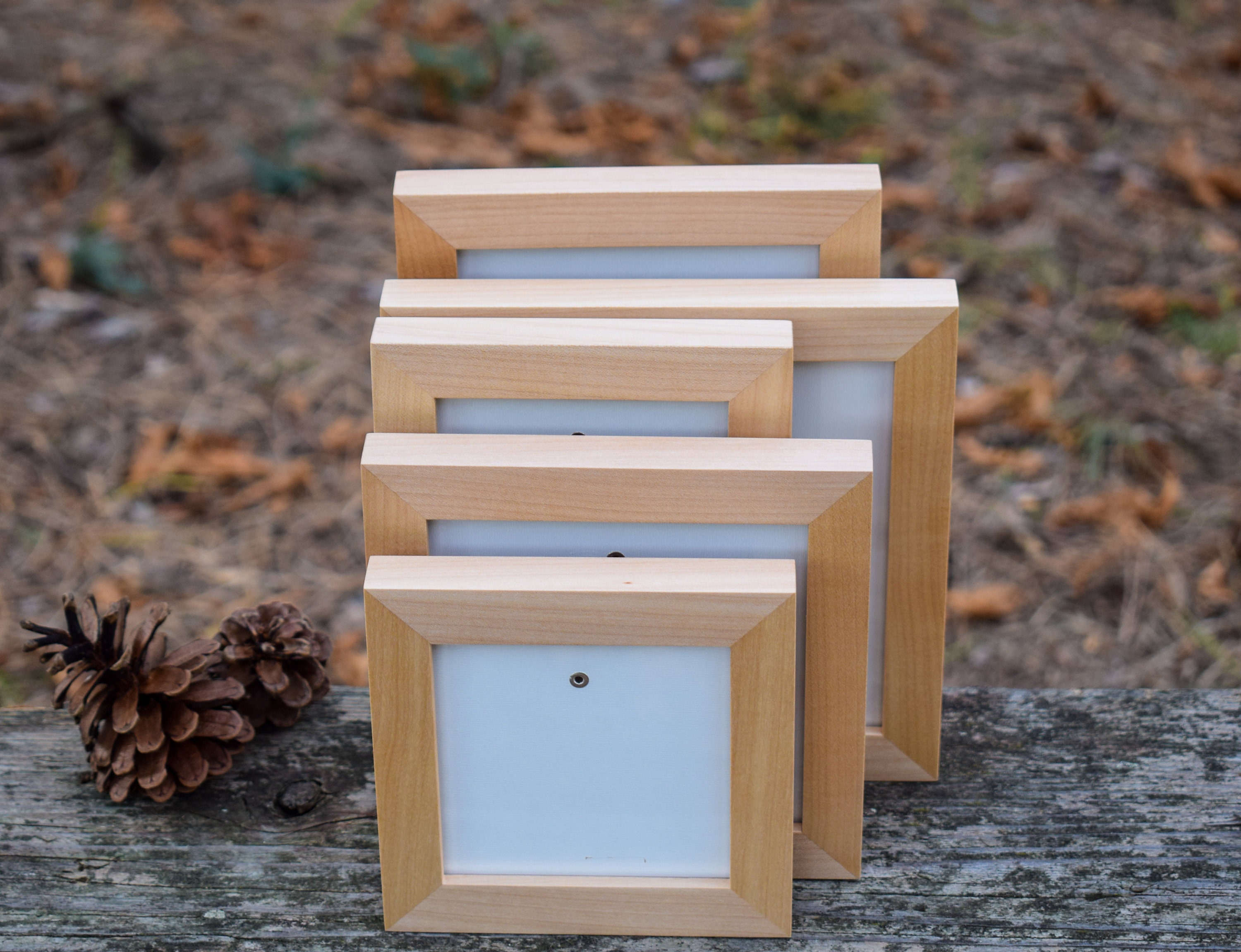 6x6 Maple Frame Simple Wood Frame Maple Photo Frame Solid Etsy UK