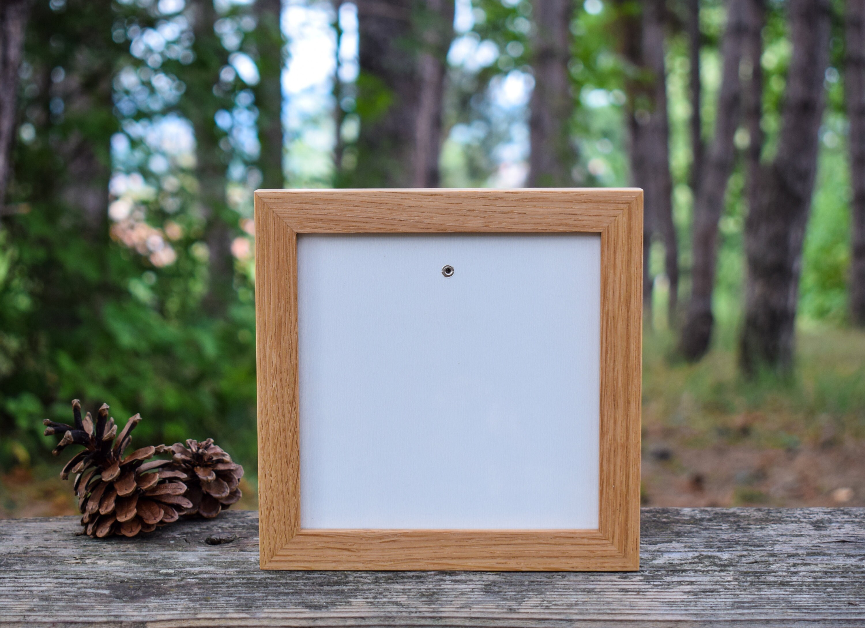 6x6 Oak Frame Thin Oak Frame 6x6 Picture Frame Square Oak Etsy UK