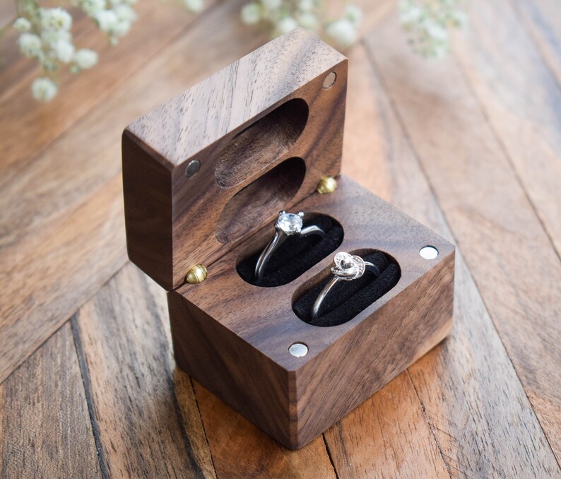 Wedding Ring Holder DHL Express Free Ceremony Ring Box Etsy