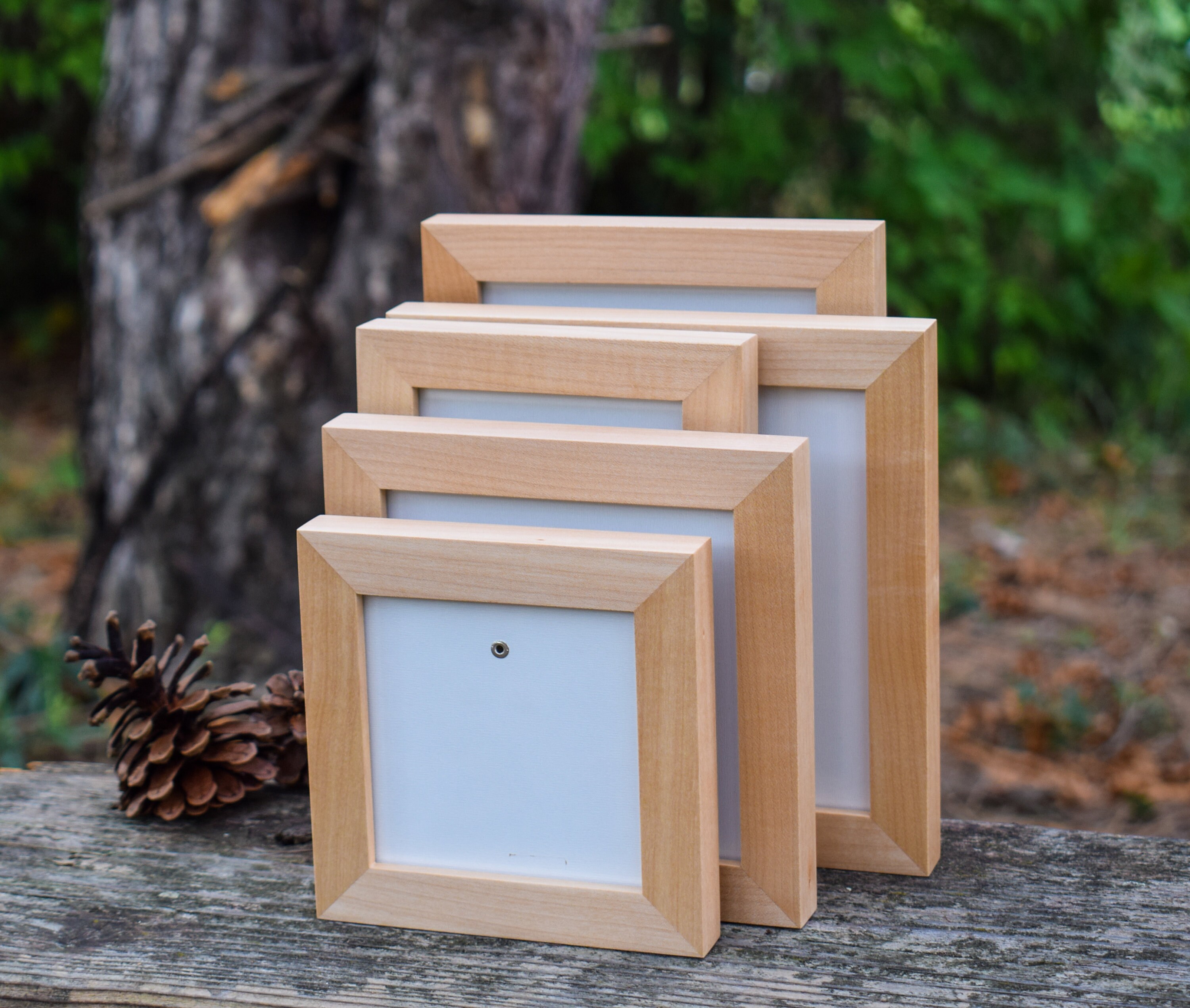 6x6 Maple Frame Simple Wood Frame Maple Photo Frame Solid Etsy
