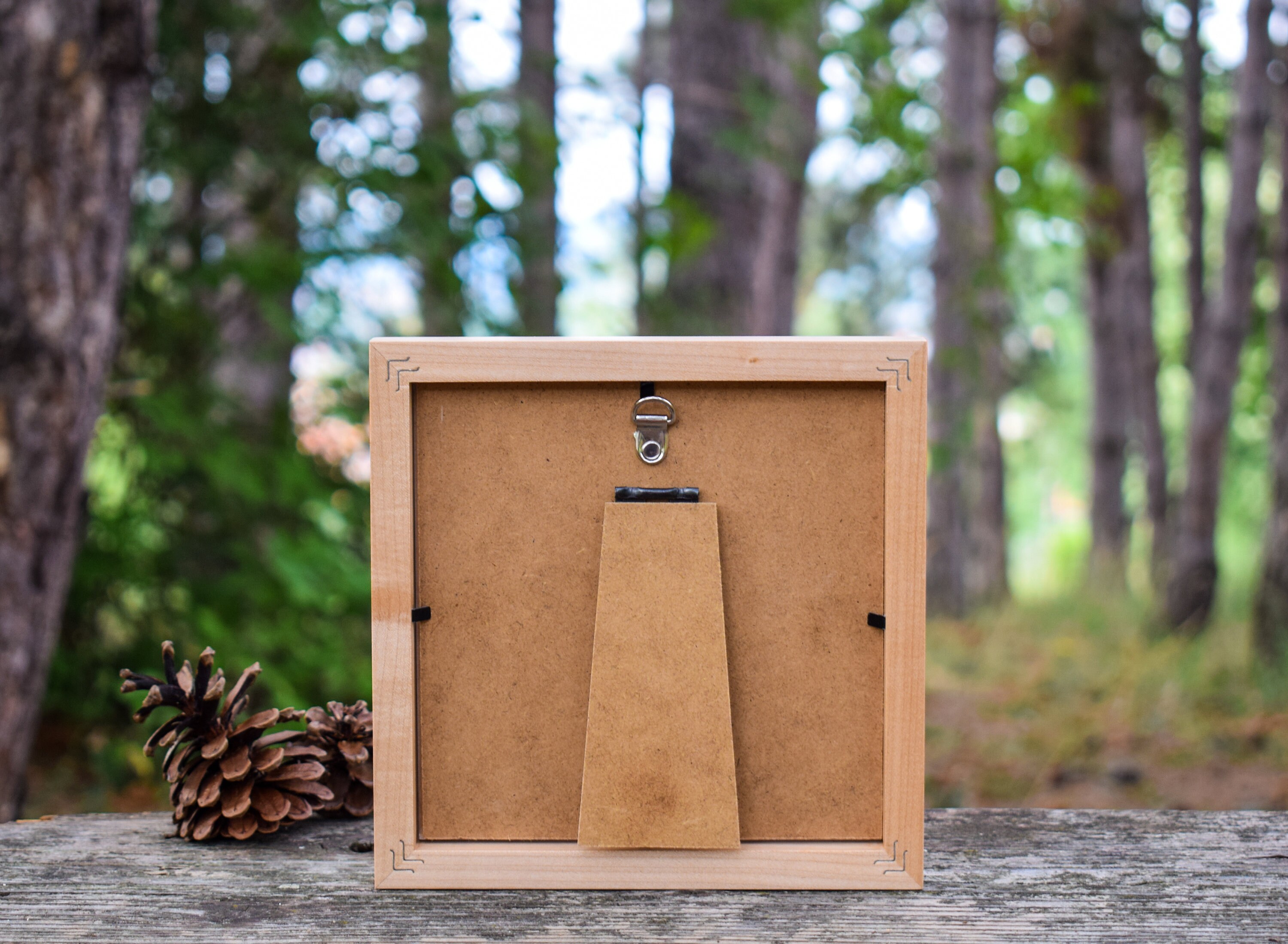 6x6 Maple Frame Simple Wood Frame Maple Photo Frame Solid Etsy UK