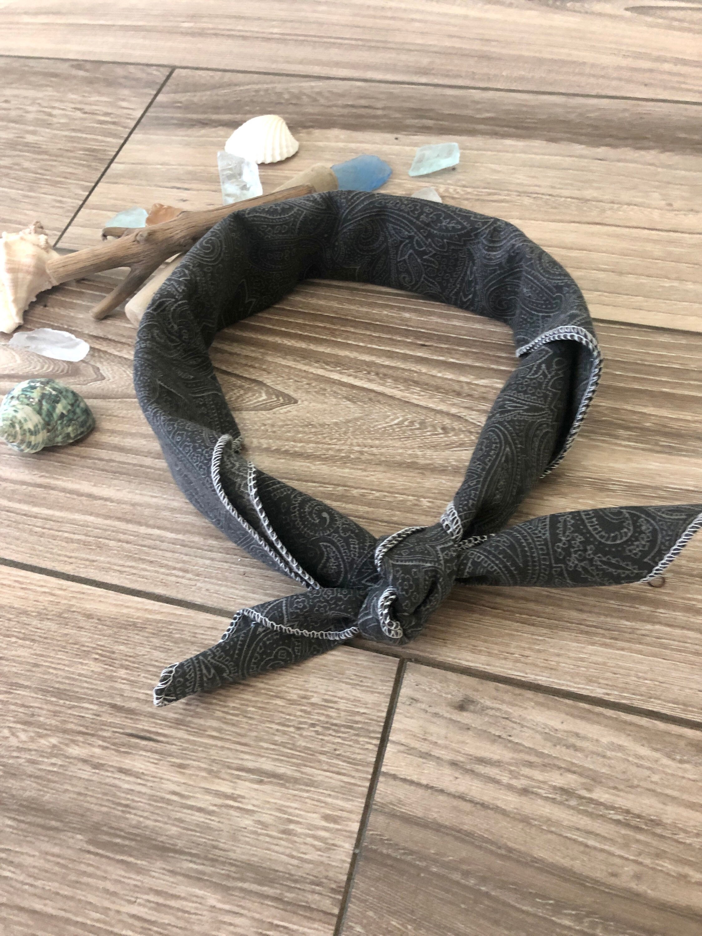 John B. Grey Bandana Neck Scarf Inspired by the Outer Banks Etsy UK