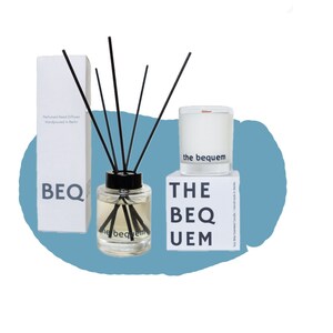VALUE SET: Reed Diffuser + Wooden Wick Candle | Aromasticks | Room Scent | Home Fragrance | Soy Wax Candle