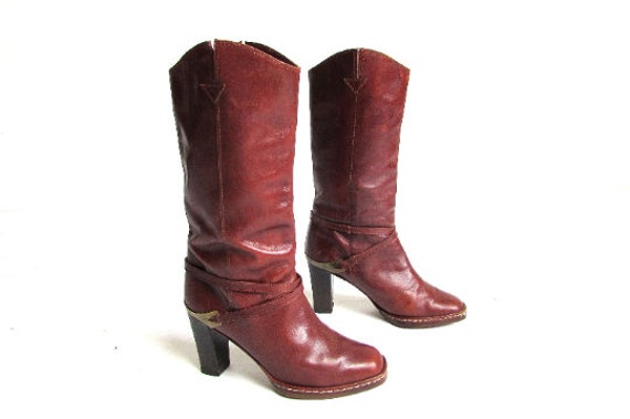 gabor burgundy boots