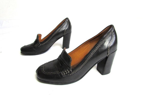 geox black pumps