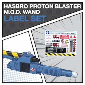 Proton Blaster M.O.D. Toverstoklabels