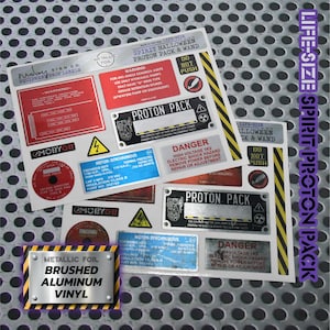Vinyle d'aluminium brossé / Pack de protons d'Halloween Spirit grandeur nature