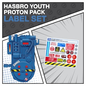 Hasbro Youth Proton Pack Labels