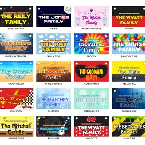 Stroller/Wheelchair/Scooter CUSTOM Banner Identifier Signs