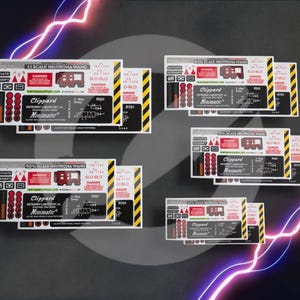 Jeu d'étiquettes Neutrona WAND ONLY