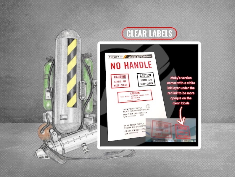 Warning Label Blower Slime Blower Label Set - Etsy