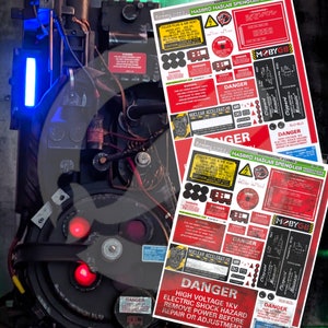 Étiquettes Haslab Proton Pack & Spengler wand