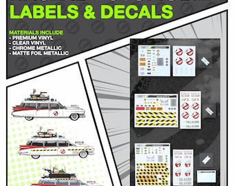 Haslab Plasma Series Ectomobile Replacement Labels & Decals