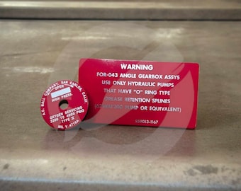 REAL Aluminum Labels for Crank Generator & HGA